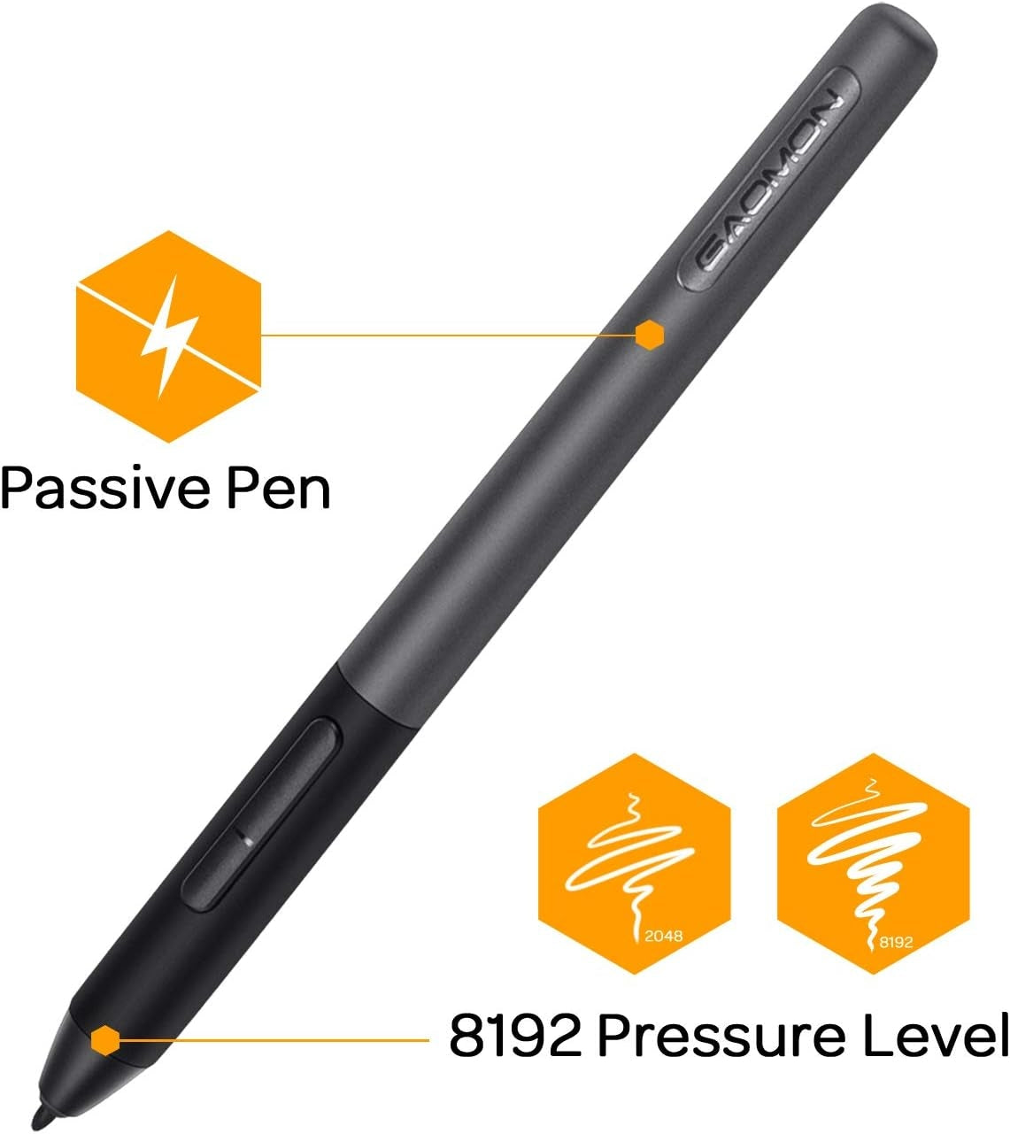 Pen Display 15.6" IPS Monitor with 10 Quick Keys and 8192 Levels of Pressure Battery-free Pen