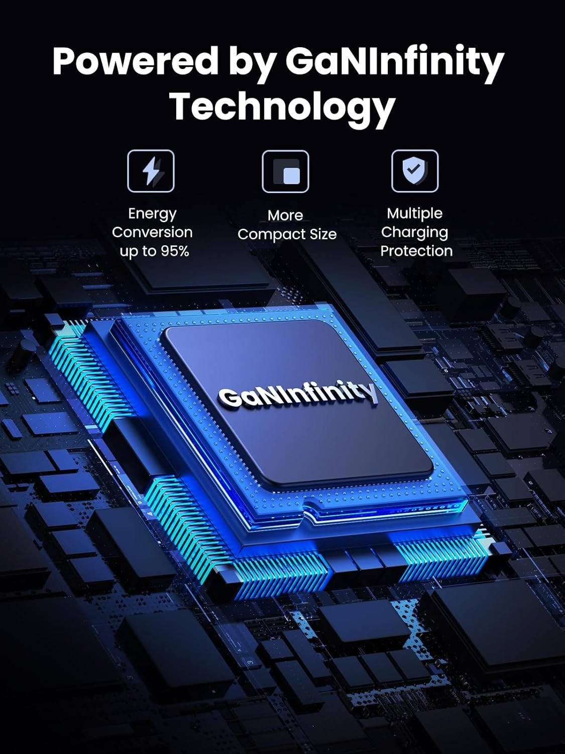 UGREEN 100W USB C Oplader Nexode 5-Port GaN Oplader
