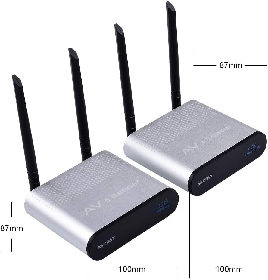 Trådløs digital lydsender og -modtager – adapter til HiFi-hjemmebiograf, højttaler, forstærker, mobiltelefon, TV, MP3 og hovedtelefoner.