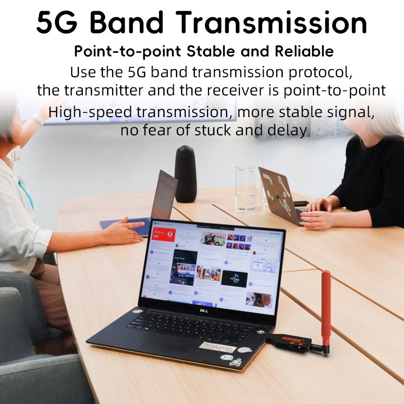 NÖRDIC Trådløs HDMI-forlænger Sender & Modtager 150m, 1080P@60Hz Full HD, 5G Plug & Play