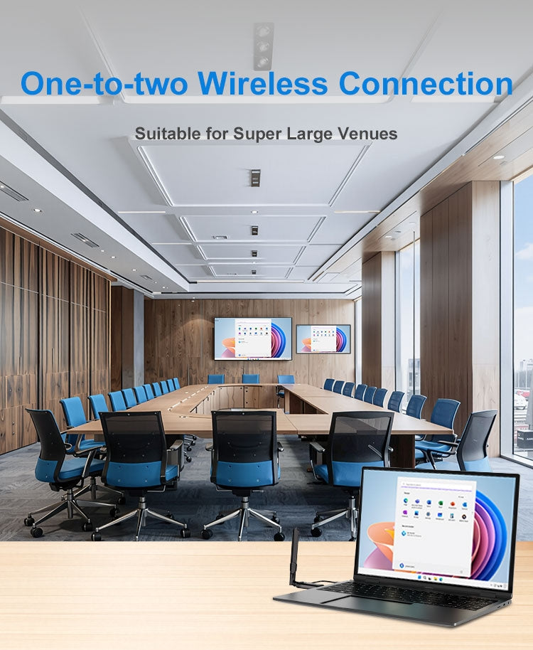 Wireless HDMI transmitter 1 to 2 up to 400m 1080P 60Hz