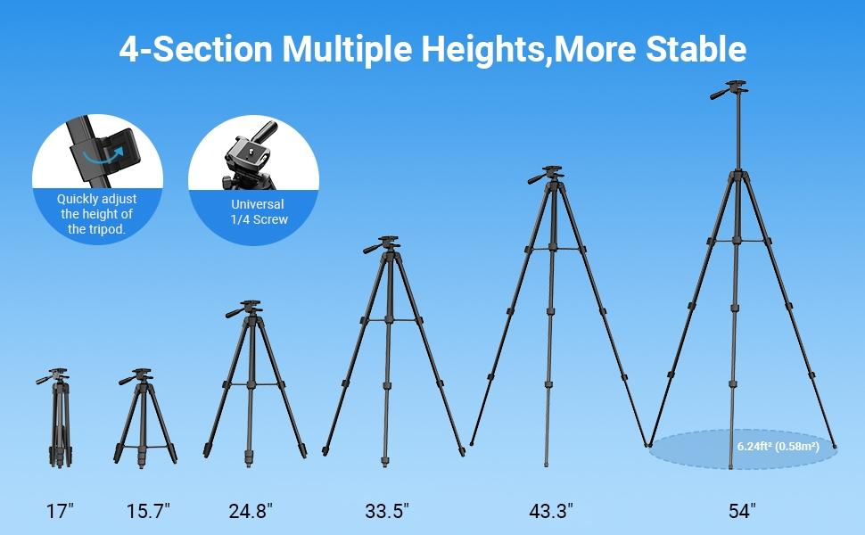 APEXEL Kraftfuldt 60X Teleobjektiv til iPhone Kameralinse og Stativ til Månekiggeri / Fritid