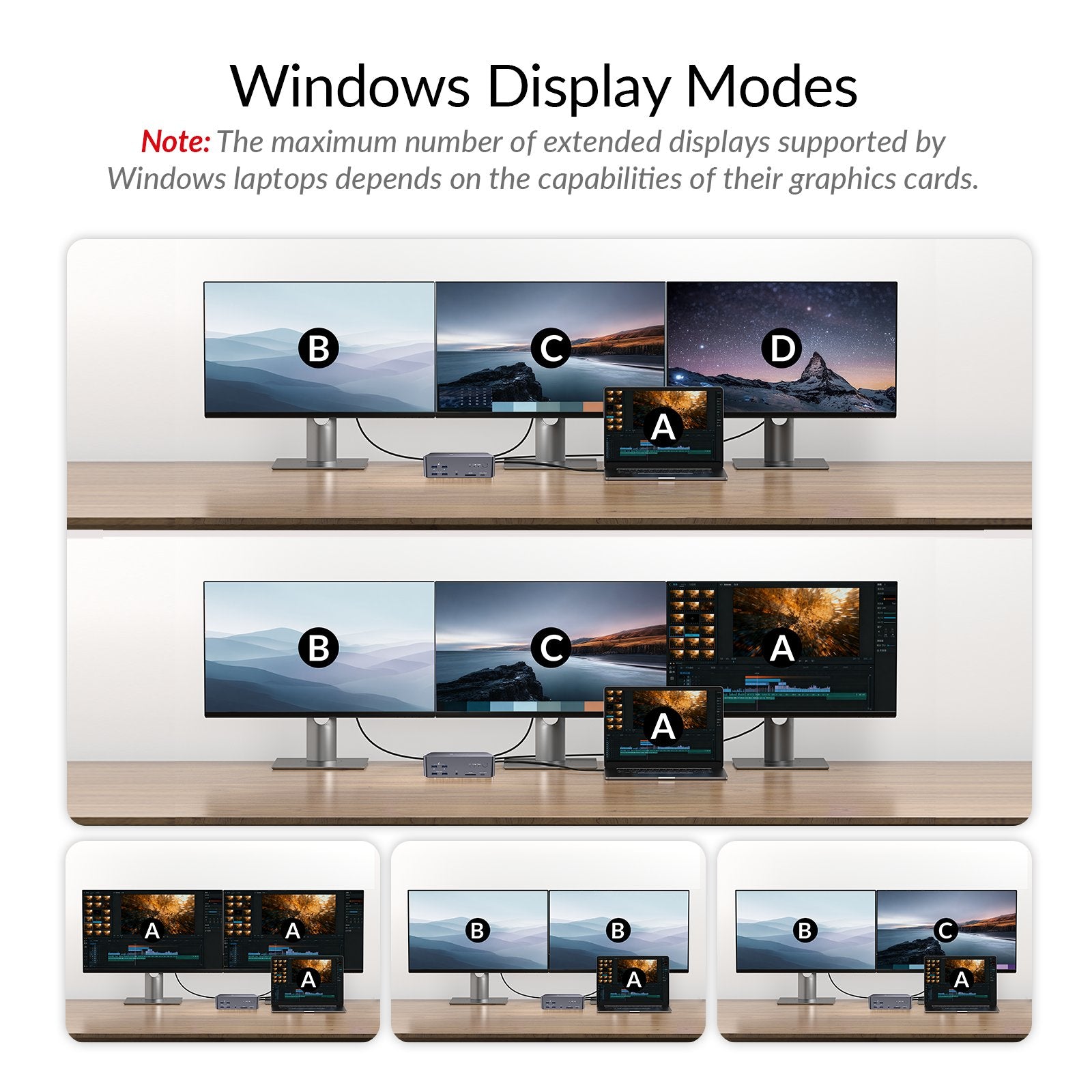 AV Access iDock B23 8K KVM-switch dockingstation 2 til 3, stationær + bærbar computer til tre skærme, (100W PD), 12-i-1, 8K@60Hz/4K@165Hz/1440P@240Hz