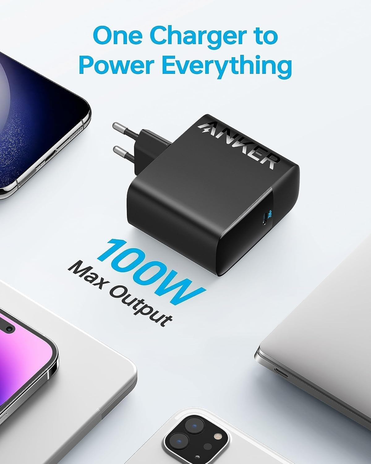Anker 100W USB C Charger, PIQ 3.0 Compact Fast Charger
