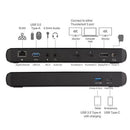 Cable Matters Intel-certificeret Thunderbolt 3 Dock 1 til 9 med 1x DisplayPort, 2x TB3, 1xUSB-C 3.1, 1x GigaLAN, 2xUSB 3.0, 2xAudio