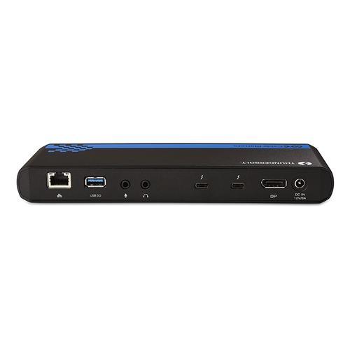 Cable Matters Intel-certificeret Thunderbolt 3 Dock 1 til 9 med 1x DisplayPort, 2x TB3, 1xUSB-C 3.1, 1x GigaLAN, 2xUSB 3.0, 2xAudio