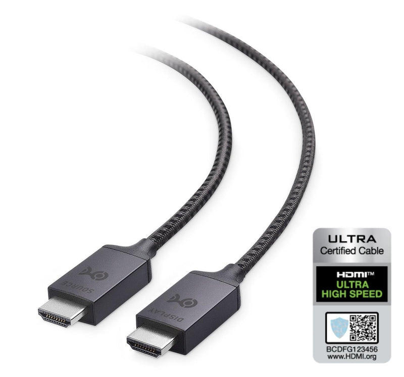 Cable Matters certificeret Ultra High Speed HDMI2.1 aktiv AOC fiberoptisk kabel 15m 8K 4K 60Hz 120Hz 48 Gbps Dynamic HDR eARC, VRR