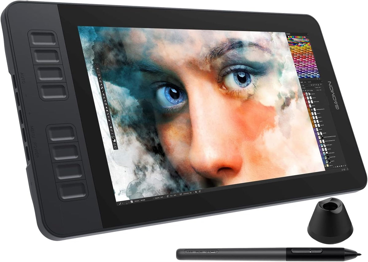 Drawing Tablet with Screen, Tilt, 8 Shortcut Keys, 11.6" FHD