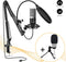 Fifine T669 USB Mikrofon kits med kondensatormikrofon, bordstativ popfilter shock mount lydkabel og stativ kompatibel med PS5