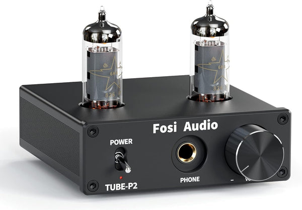 Fosi Audio P2 Hovedtelefonforstærker Vacuum Tube Hovedtelefonforstærker Mini Hi-Fi Stereo Audio