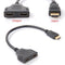 HDMI Splitter 1 til 2 1080p opløsning 10cm kabel