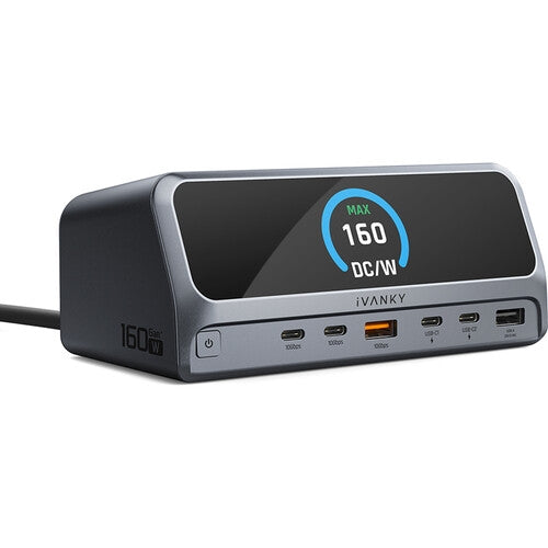 iVANKY 13-i-1 GaN Dockingstation med Smart LCD-display