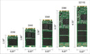 Maiwo K1688S M.2 SATA SSD til USB C GEN1 5Gbps kabinetter ekstern storage B Key og B & M-Key aluminium