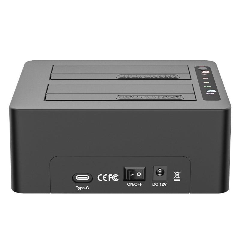 Maiwo K3082C C USB 3.1 GEN2 10Gbps Docking 2x 2,5 3,5 SATA-harddisk SSD op til 20TB med understøttelse af UASP, støtte SATAIII 6Gbps