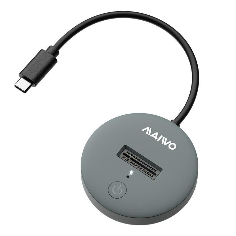 Maiwo USB-C 3.2 dockingstation til NVMe/SATA M.2 SSD 10 Gbps