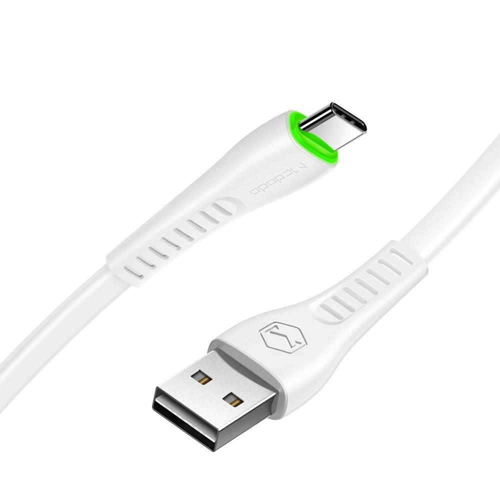 Mcdodo CA-6432 USB C til A 1,8 m 3A QC3.0 opladning og synkronisering med LED