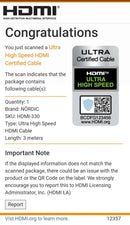 NORDIC CERTIFIED KABLER 3m Ultra High Speed HDMI 2.1 8K 60Hz 4K 120Hz 48Gbps Dynamic HDR eARC VRR guldbelagt