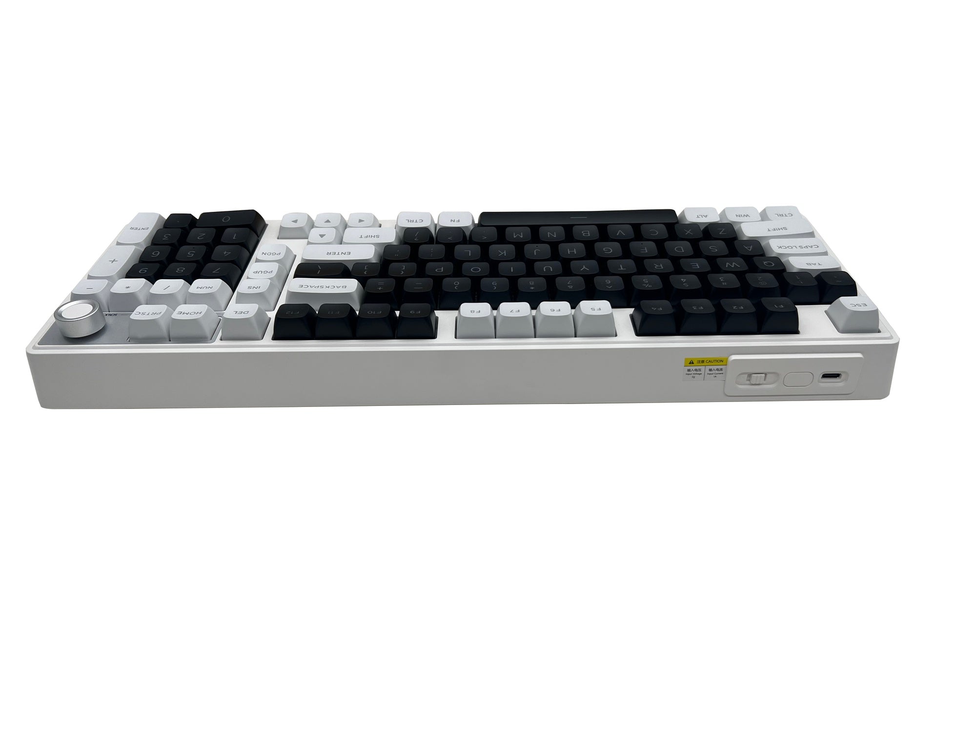NÖRDIC Mekanisk tastatur med volumeknap, Bluetooth/kablet, US-layout