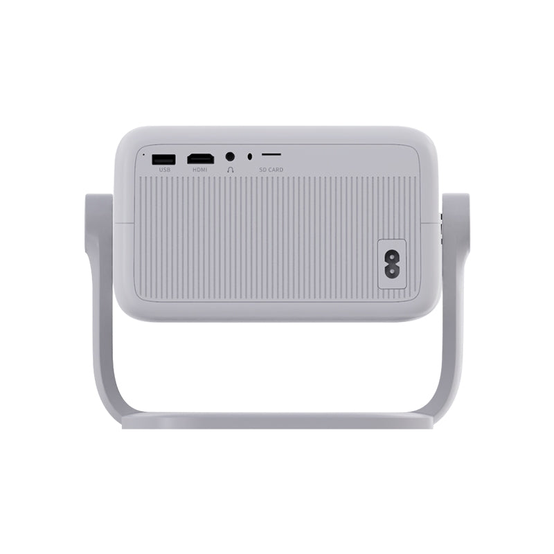 NÖRDIC 1080P Projektor Netflix-certificeret 320 ANSI lumen 2.4/5G WiFi 6 understøttelse til iOS/Android