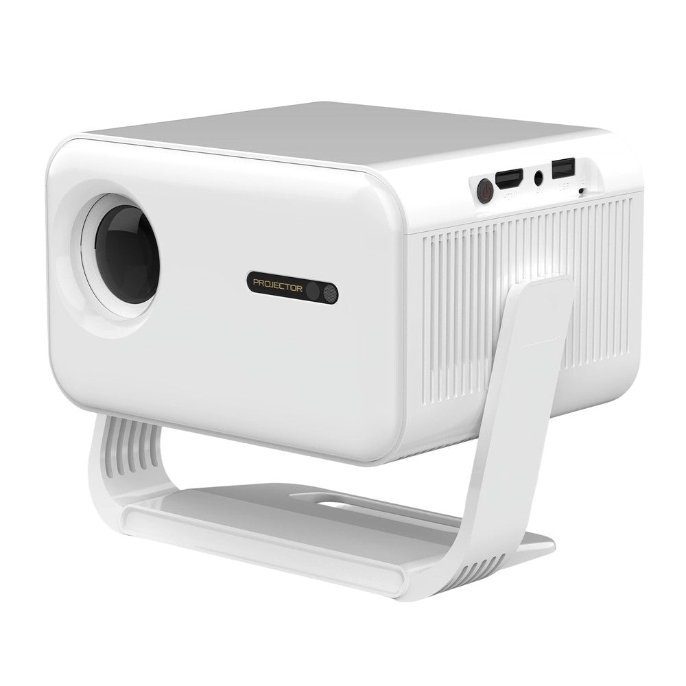 NÖRDIC 1080P Projektor Certificeret til Netflix, Prime Video, Disney+ og YouTube, 300 ANSI lumen, 2.4/5G WiFi 6-understøttelse til iOS/Android