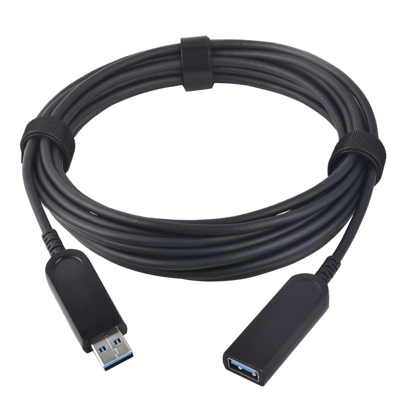 NÖRDIC 10m aktivt AOC fiberkabel 10Gbps USB 3.1 En han til USB3.1 En hun USB 3.1 forlængerkabel