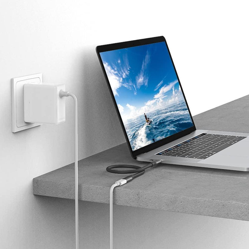 NÖRDIC 1,5m USB2.0 USB-C ha til C ho forlængerkabel 2,4A 480Mbps 12W