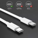 NÖRDIC 1,5 m USB 2.0 USB-C til C-kabel 2,4A 480 Mbps 12W