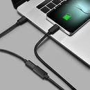 NÖRDIC 1m USB2.0 USB-C ha til C ho forlængerkabel 2,4A 480Mbps 12W