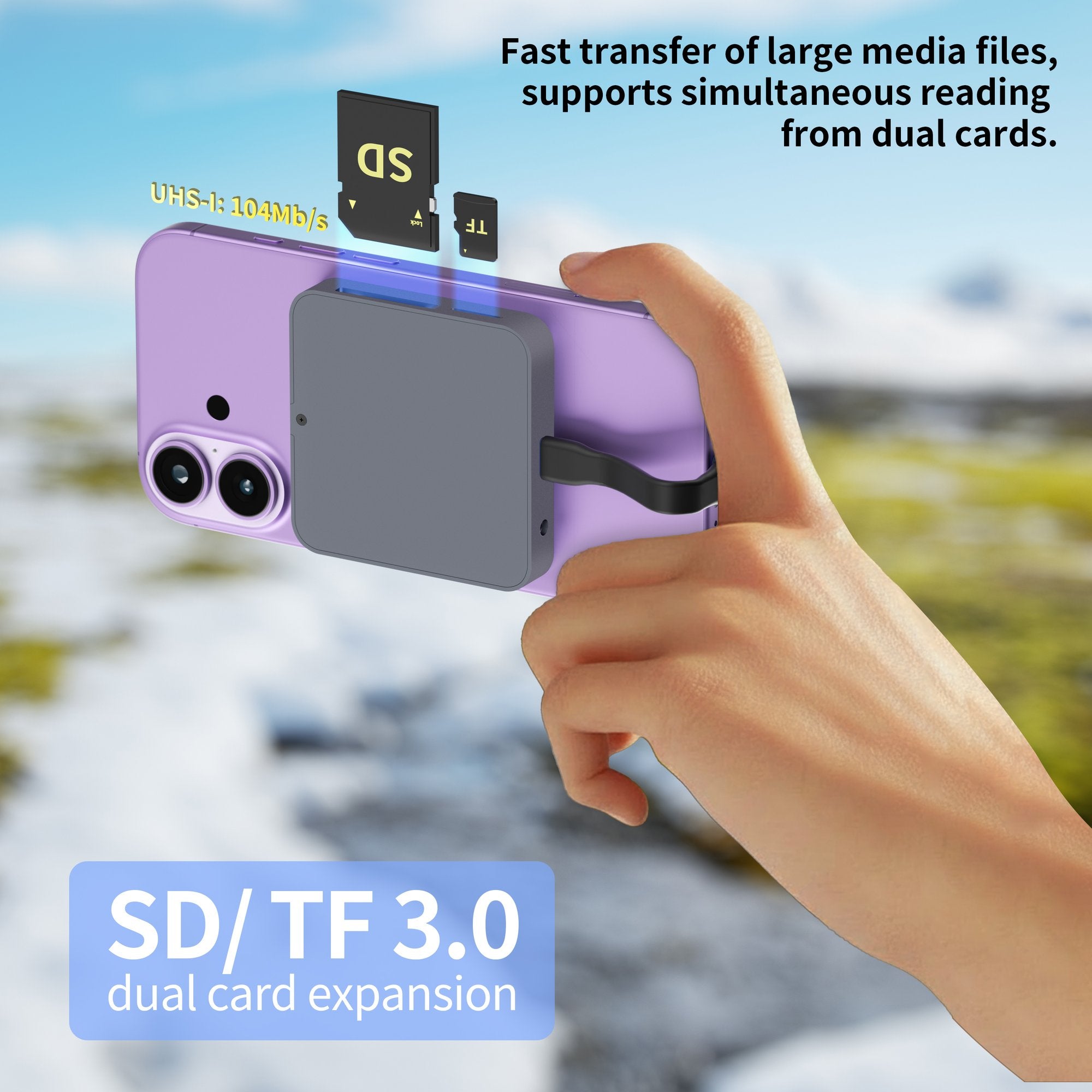 NÖRDIC  1 to 9 USB-C Docking station HDMI4K60Hz, 1xUSB-C 10G, 1xUSB-10A 5G, 1xUSB-C 100W, 1xM2 SSD 2230, 1x Stereo 3.5mm, 1x SD/MicroSD