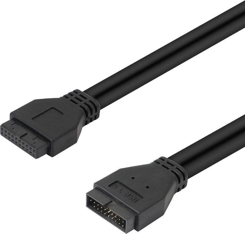 NÖRDIC 20 pin USB header forlængerkabel han til hun 25 cm