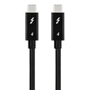 NÖRDIC 2,5 m Thunderbolt 4 USB-C kabel 40 Gbps 100 W opladning 8K video kompatibel med USB 4 og Thunderbolt 3