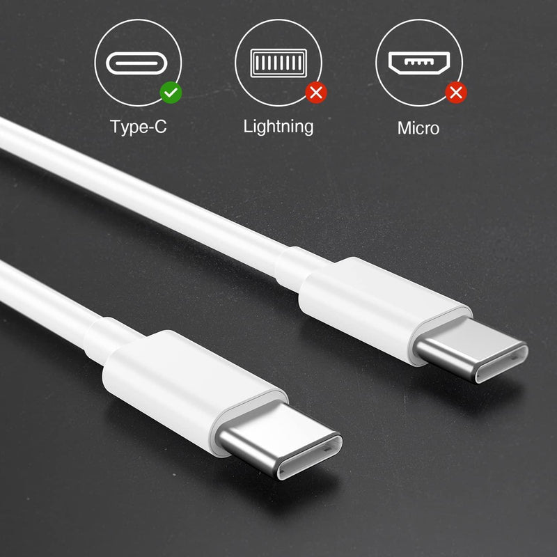 NÖRDIC 2m USB 2.0 USB-C to C cable 2.4A 480Mbps 12W