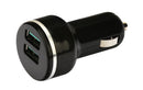 NÖRDIC 2xUSB hurtig oplader Quick Charger 3,0 18W