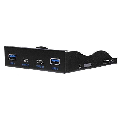 NÖRDIC 3,5" Floppy frontpanel 2xUSB-C 5Gbps 2xUSB3.0 20pin stik