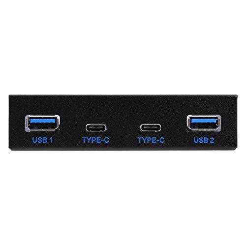 NÖRDIC 3,5" Floppy frontpanel 2xUSB-C 5Gbps 2xUSB3.0 20pin stik