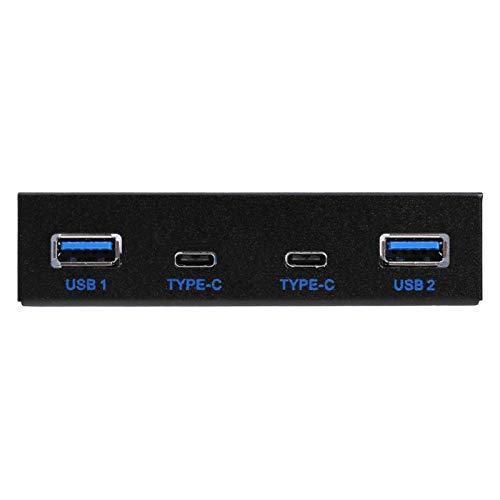 NÖRDIC 3,5" Floppy frontpanel 2xUSB-C 5Gbps 2xUSB3.0 20pin stik