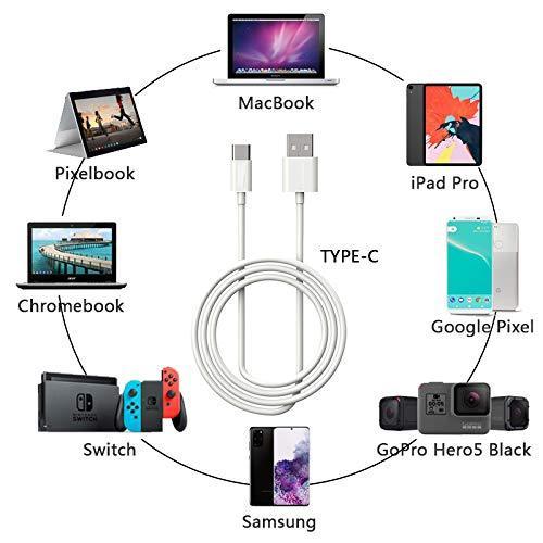 NÖRDIC 3m USB C 2.0 til USB A-kabel 480Mbps hvid