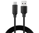 NÖRDIC 3m USB C 2.0 til USB A-kabel 480Mbps sort