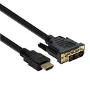 NÖRDIC 3m kabel HDMI High Speed DVI-D Single Link 18 + 1 opløsning 1920x1200 60Hz 5,1Gbps Pure kobber 99,99%