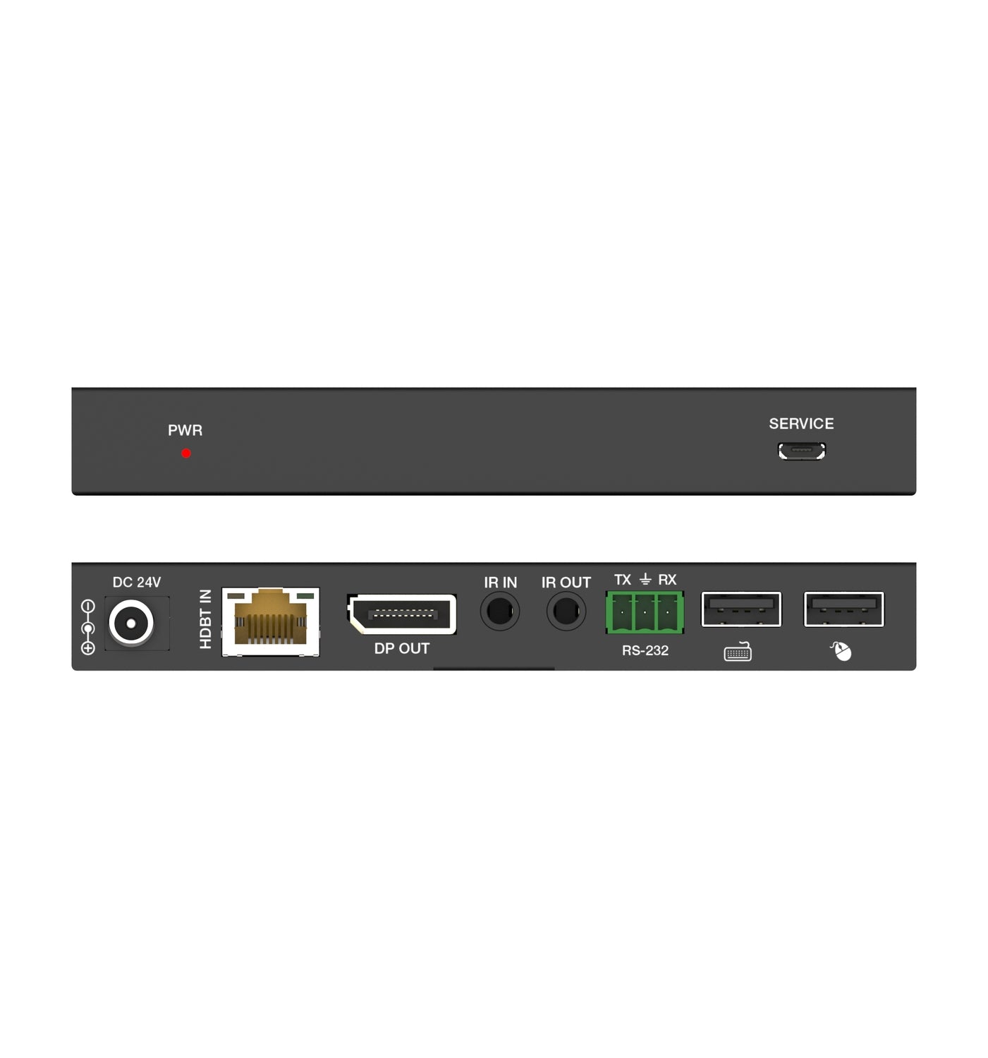 NÖRDIC 4K60 HDBaseT Displayport KVM Forlænger 150m