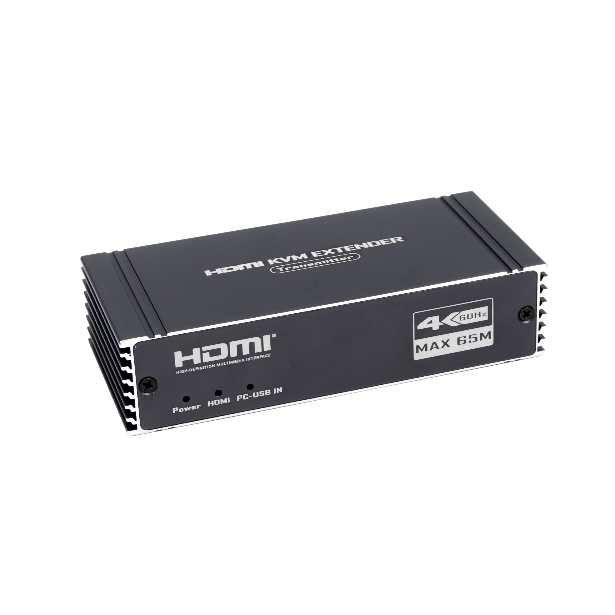 NÖRDIC 4K 60Hz 65 m HDMI KVM-forlænger med USB over Cat5e/Cat6 POC med loop-understøttelse til USB-tastatur og mus til PC-computer