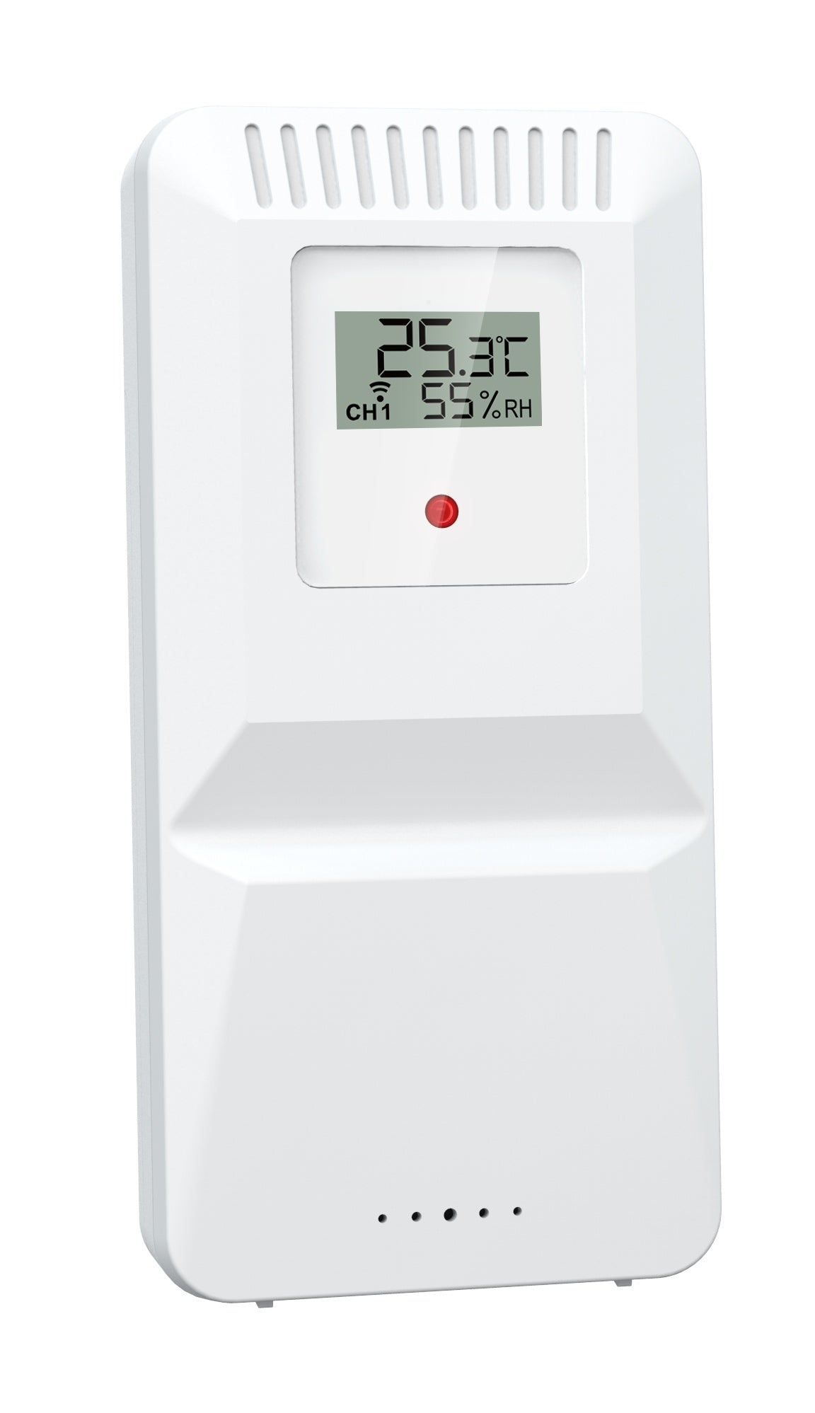 NÖRDIC 7,5" LCD Trådløs Vejrstation Hygrometer Termometer Månefaser Barometer RCC Radiokontrolleret Alarmur Soltid