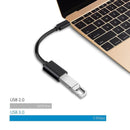 NÖRDIC A USB OTG til USBC 3.1 Gen 1 adapter aluminium 50cm sort USBC OTG Cable