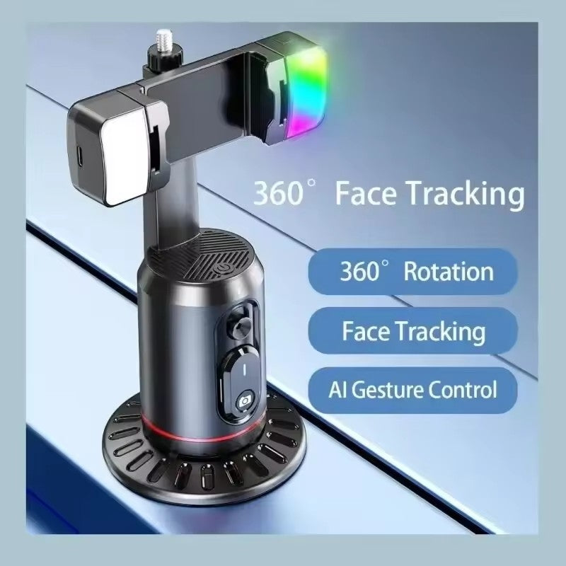 NÖRDIC auto-tracking stativ med 360° rotation og ansigtssporing, trådløs bygget in fjern