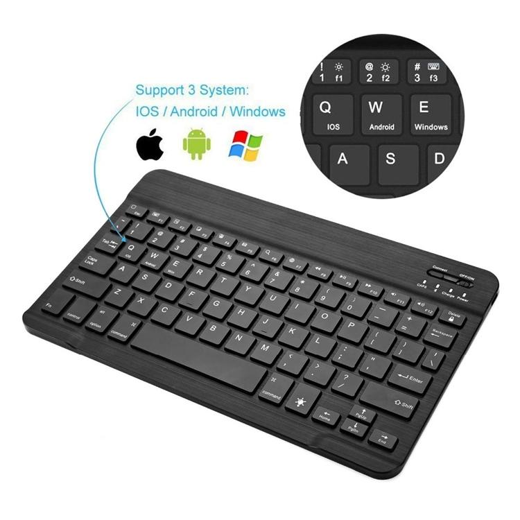 NÖRDIC Bluetooth 5.0 Keyboard 78 taster IOS Android Windows US Layout