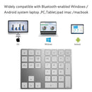 NÖRDIC Bluetooth numeriskt tangentbord 34keys Windows iOS Android