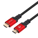 NÖRDIC CERTIFIED CABLES 2m HDMI 2.1 Ultra High Speed 8K 4K 60Hz 120Hz 48 Gbps Dynamic HDR eARC Game Mode VRR Dolby ATMOS nylon flettet forgyldt