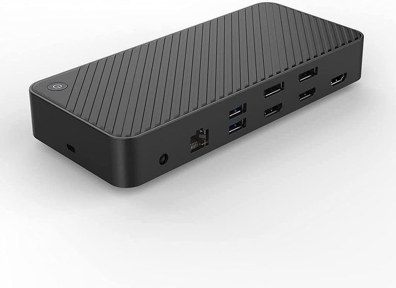 NÖRDIC DisplayLink USB-A & USB-C tredobbelte skærme Dockingstation 1 til 11 4K60Hz 2xUSB-C 3xUSB-A Mac M1 M2 Thunderbolt 3 & 4