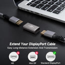 NÖRDIC Displayport-adapter hun til hun 8K60Hz 4K144/120/60Hz