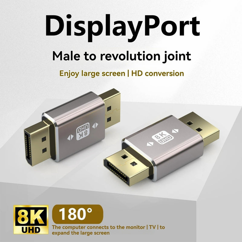 NÖRDIC Displayport adapter han til han 8K60Hz 4K144/120/60Hz